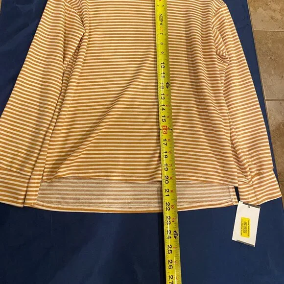 NWT Moa Moa Long Sleeve Shirt Women's Stripped LARGE - Picture 5 of 5